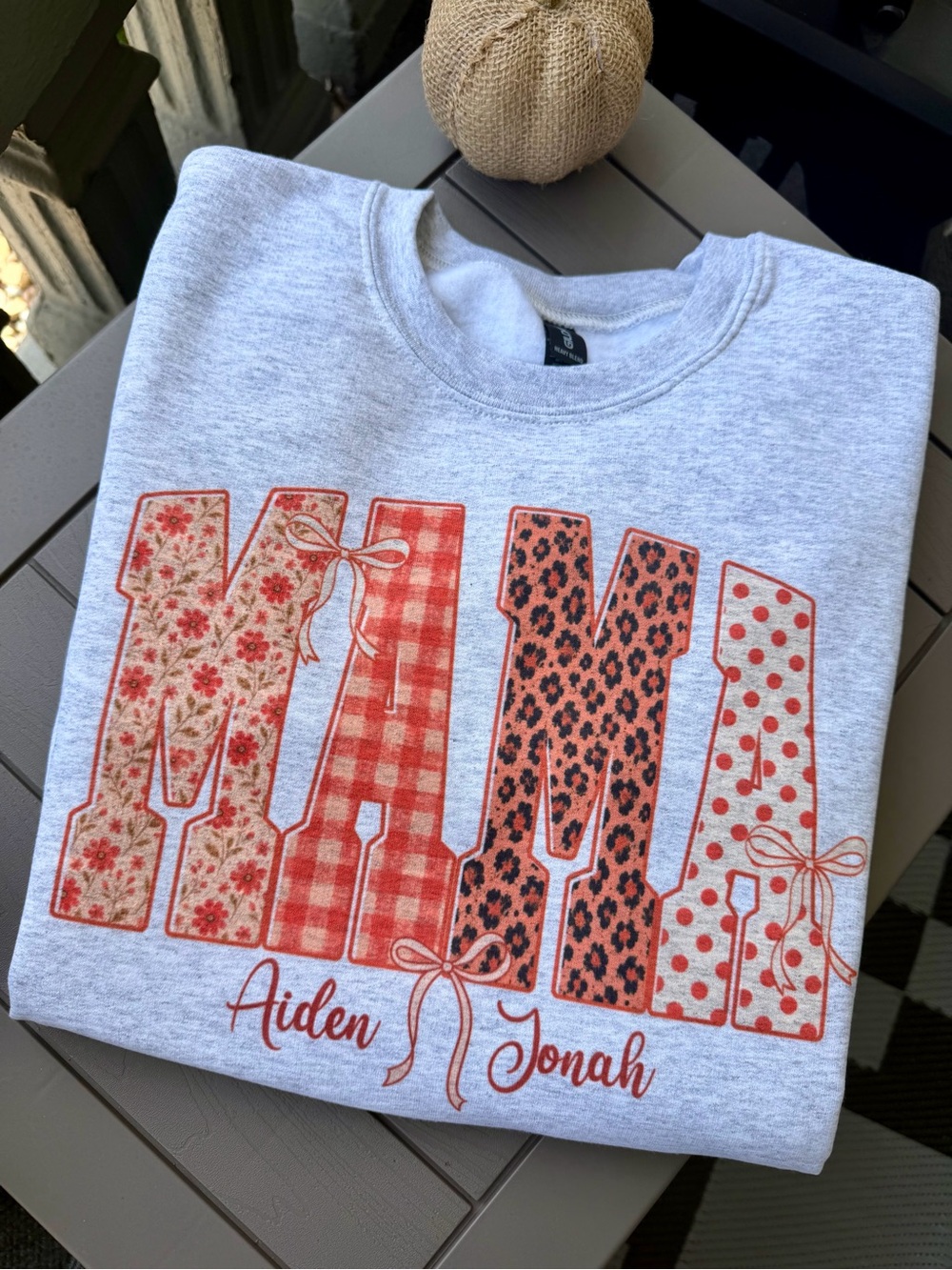 Custom Mama Fall Sweatshirt